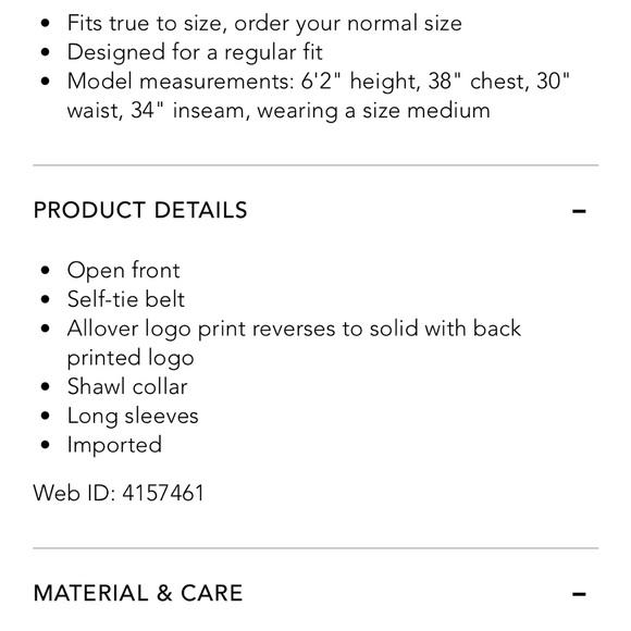 MCM reversible logo silk robe - Picture 5 of 6